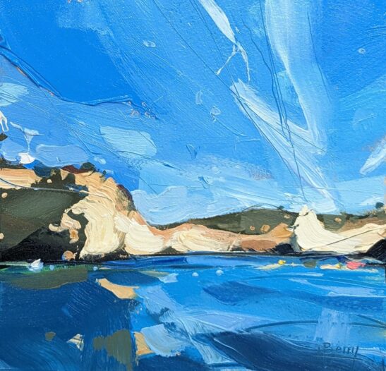 Cabo Carvoeiro (20 x 20 cm) oil on board