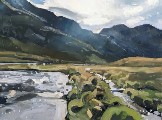 Glen Nevis (46 x 61cm) oil on board