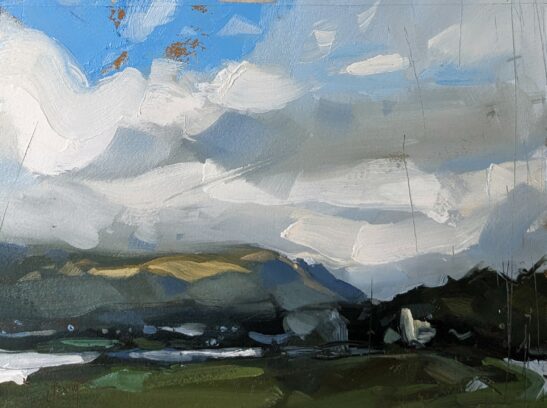 Loch Linnhe (27.5 x 20 cm) oil on paper