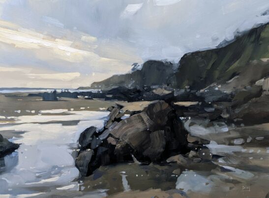 Mothecombe (30 x 40 cm) oil on board