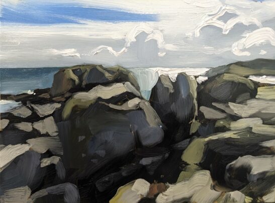 Deep Point, St. Mary's (22 x 30 cm) oil on board