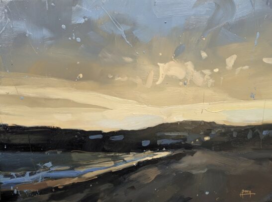 Porthcressa Between Storms (22 x 30 cm) oil on board